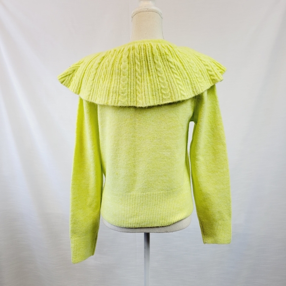NWOT Calligraphie Neon Wool Blend Sweater Small - Picture 6 of 9